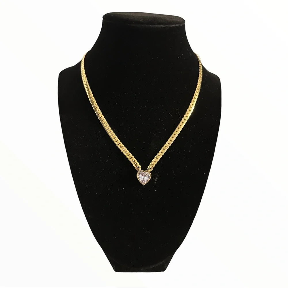 Chrystal Heart choker - Picture 2 of 4